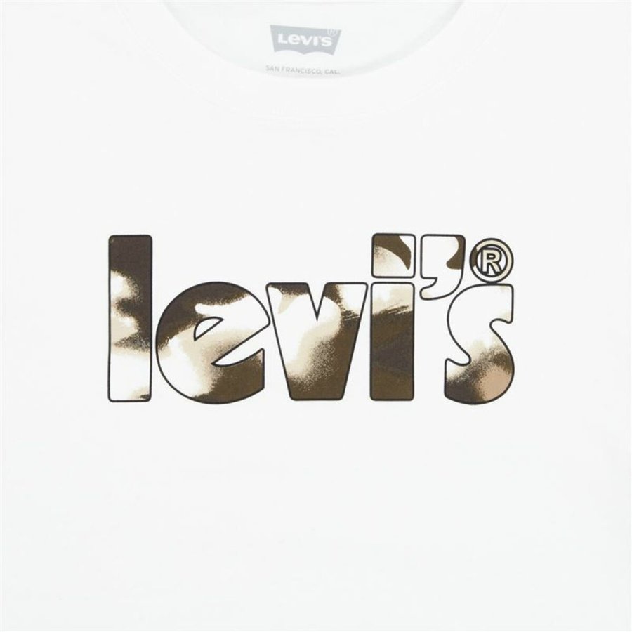 T-shirt Levi's Camo Poster Logo Bright Hvid #7