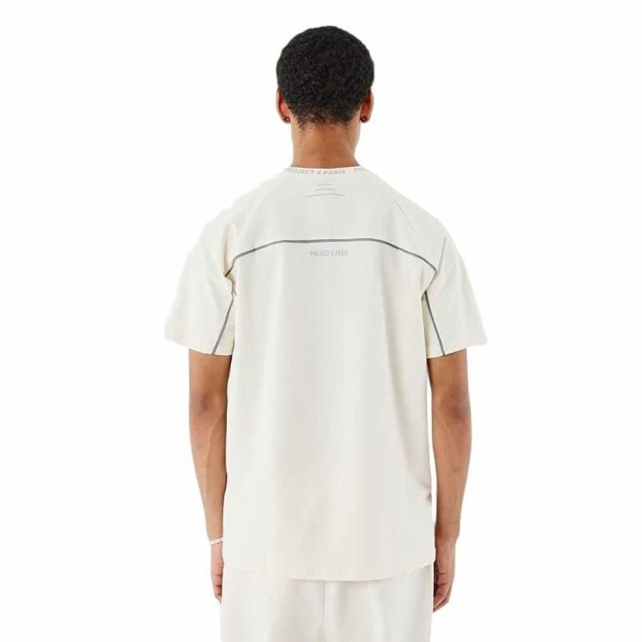 Kort�rmet T-shirt til M�nd Project X Paris PROJECT T-SHIRT 2510181 CC Beige #2