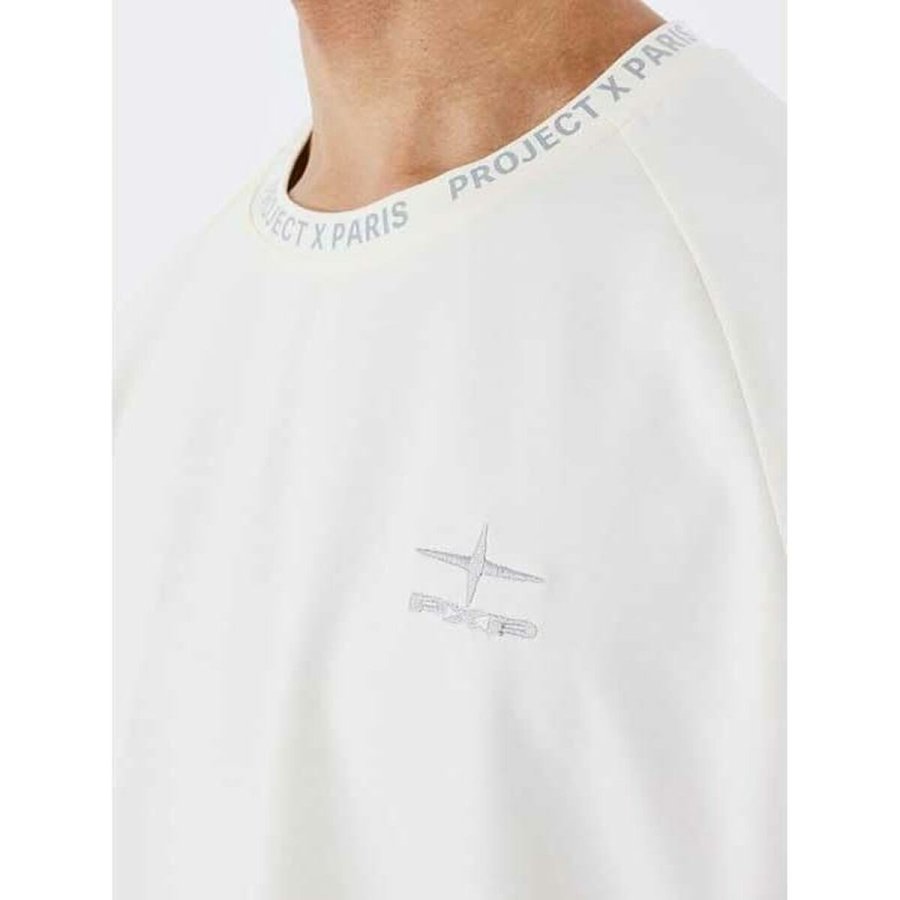 Kort�rmet T-shirt til M�nd Project X Paris PROJECT T-SHIRT 2510181 CC Beige #4