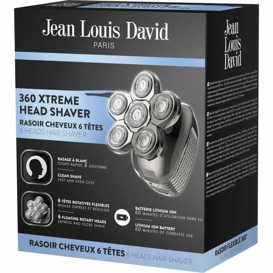 Hrklipper Jean Louis David JLD 360 XTREME HEAD SHAVER 6 Dele #4