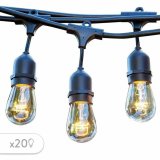 LED guirlande Lumisky Sort Gr� #3