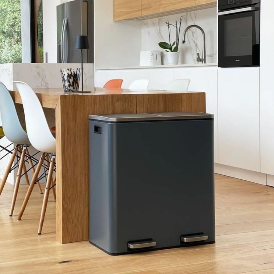 Skraldespand Kitchen Move Gr Rustfrit stl 60 L #3