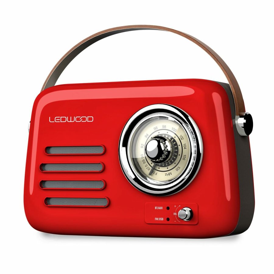 Transistorradio Ledwood ALMA RED Rd 30 W #1
