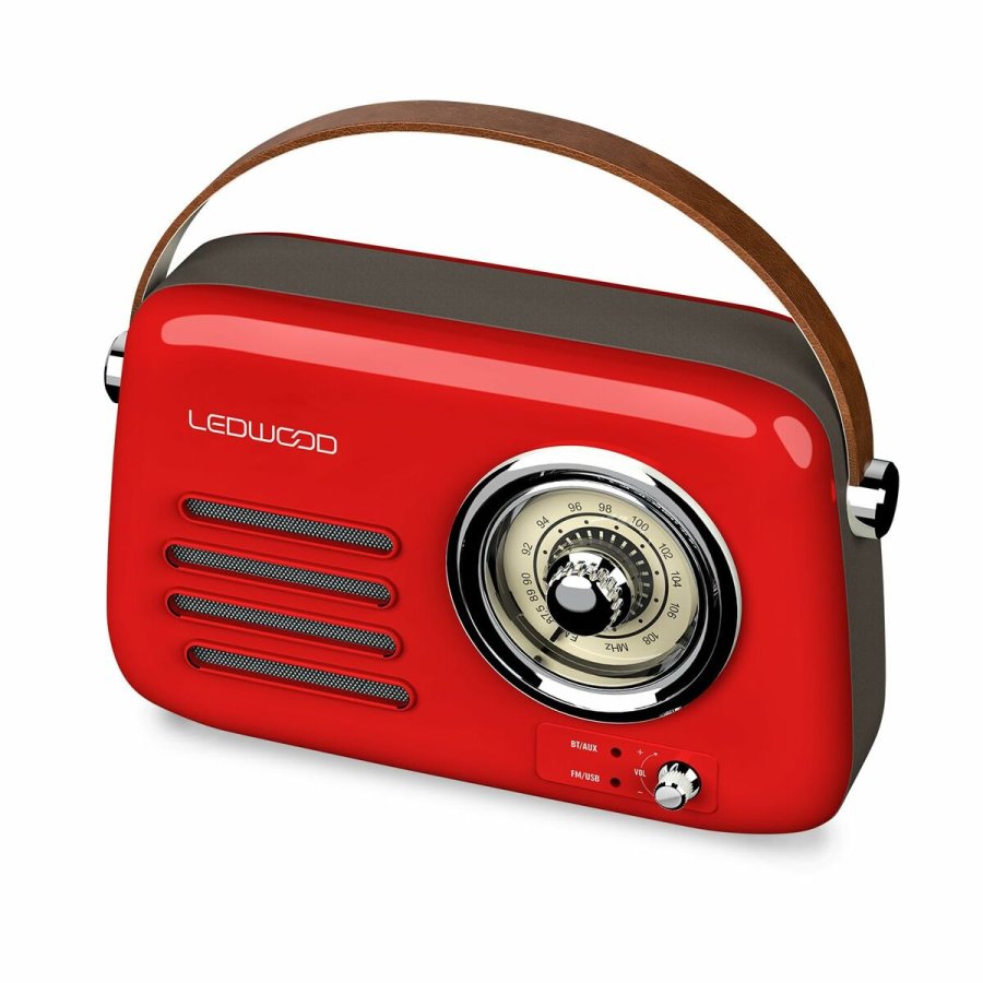 Transistorradio Ledwood ALMA RED Rd 30 W #2