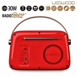 Transistorradio Ledwood ALMA RED Rd 30 W #3