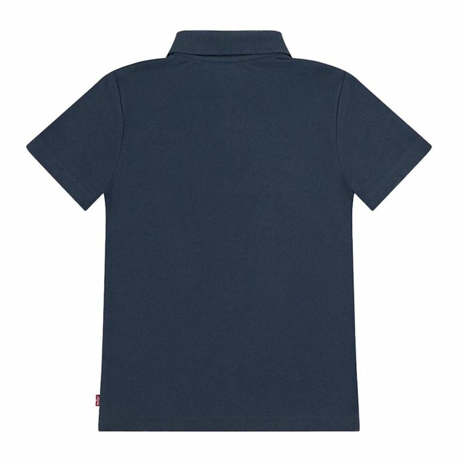 Kort�rmet Polotr�je til B�rn Levi's Lvb Back Neck Tape Bl� #2