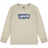 Langrmet T-shirt til Brn Levi's Lvb L/S Batwing Beige #1