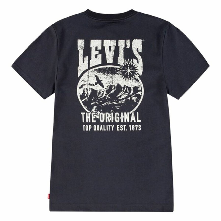 Brne Kortrmet T-shirt Levi's Lvb Valley View Sort 8 r #2