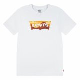 Brne Kortrmet T-shirt Levi's Lvb Golden Glow Batwing Hvid #1