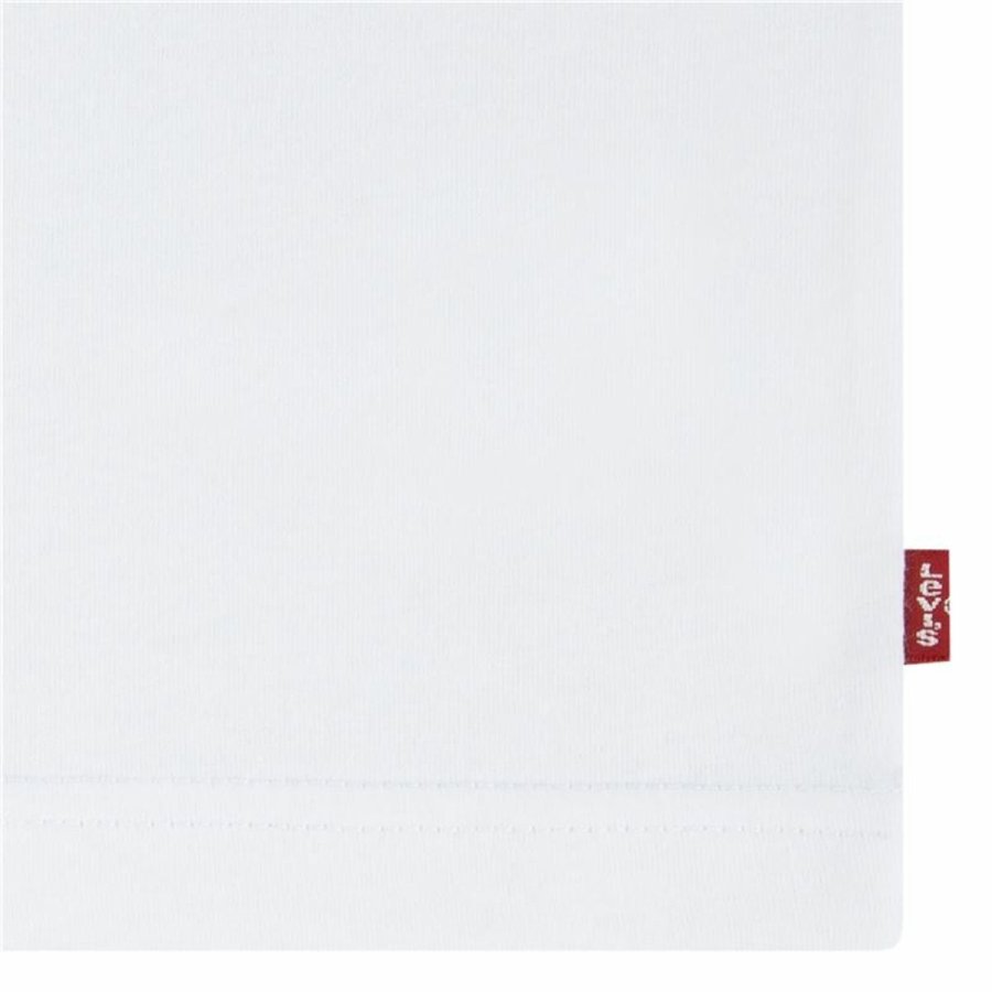 Brne Kortrmet T-shirt Levi's Lvb Golden Glow Batwing Hvid #3