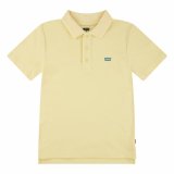 Kortrmet Polotrje til Brn Levi's Lvb Back Neck Tape Gul #1