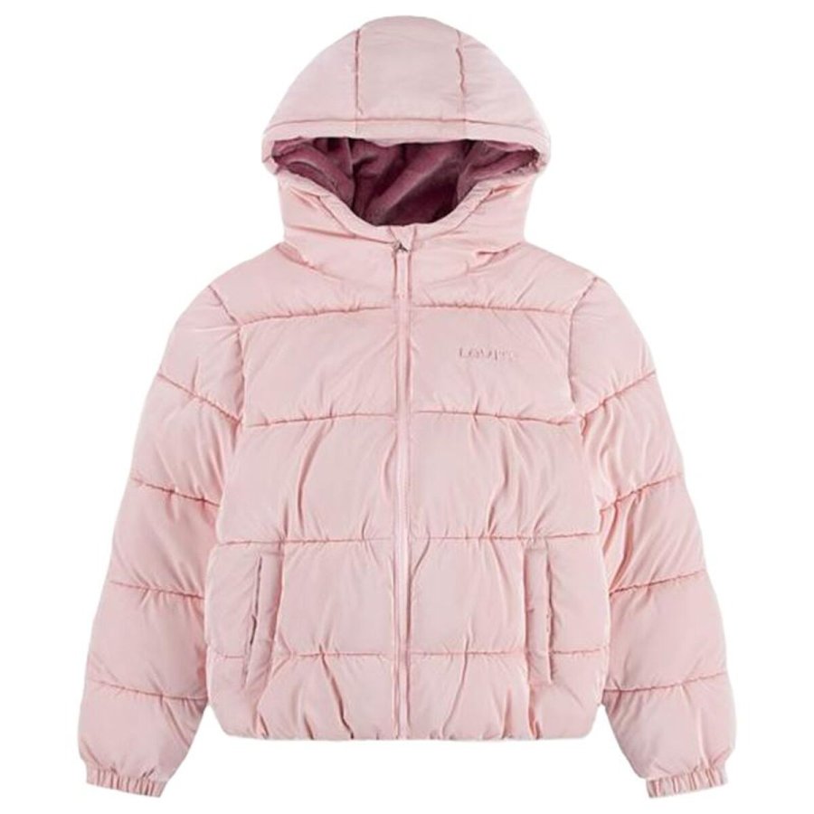 Jakke B�rns Levi's Shiny Hvwt Puffer Pink #1