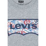 B�rne Kort�rmet T-shirt Levi's Lvb On The Road Batwing Lysegr� #3