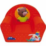Lnestol til brn Fun House 712583 Bjrn 52 x 33 x 42 cm Rd #1