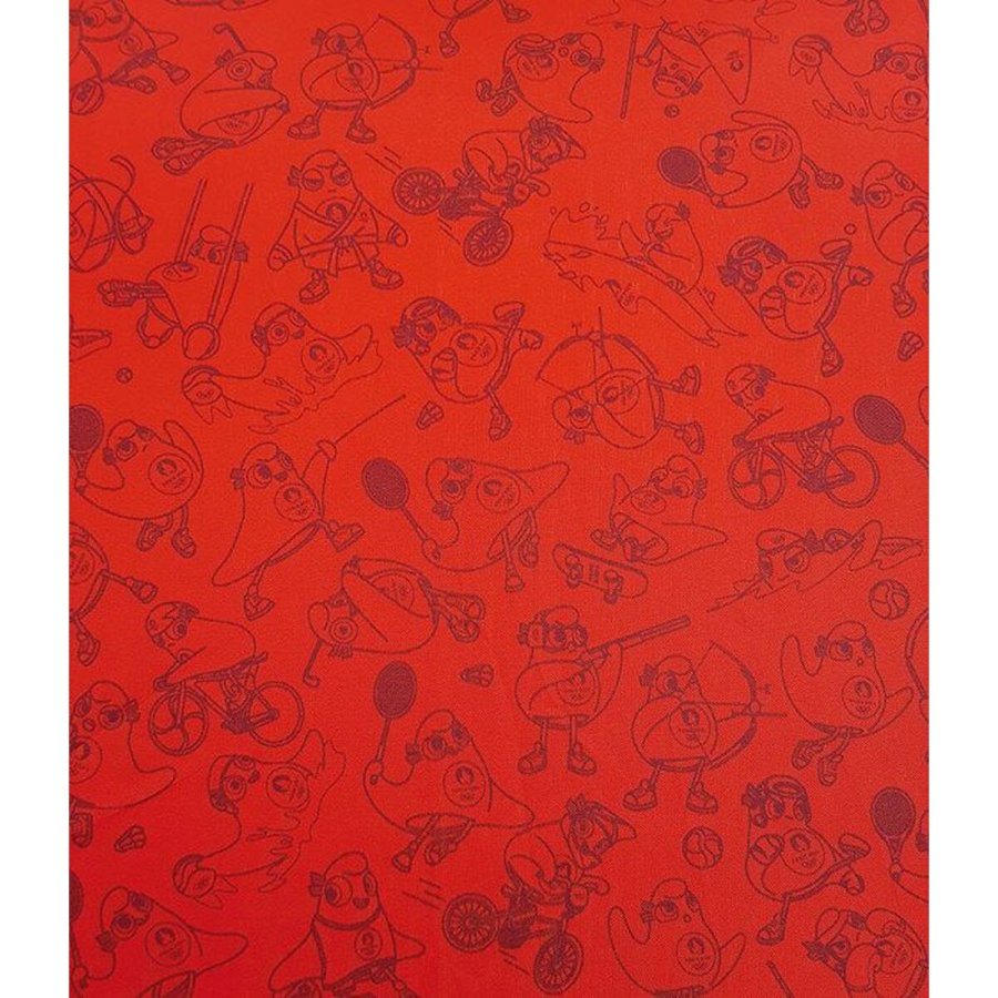 Lnestol til brn Fun House Paris 2024 Olympic Games Hvid Rd #3