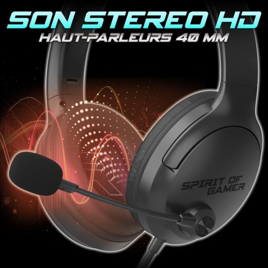 Hovedtelefoner med mikrofon Spirit of Gamer Pro H4 Sort #4