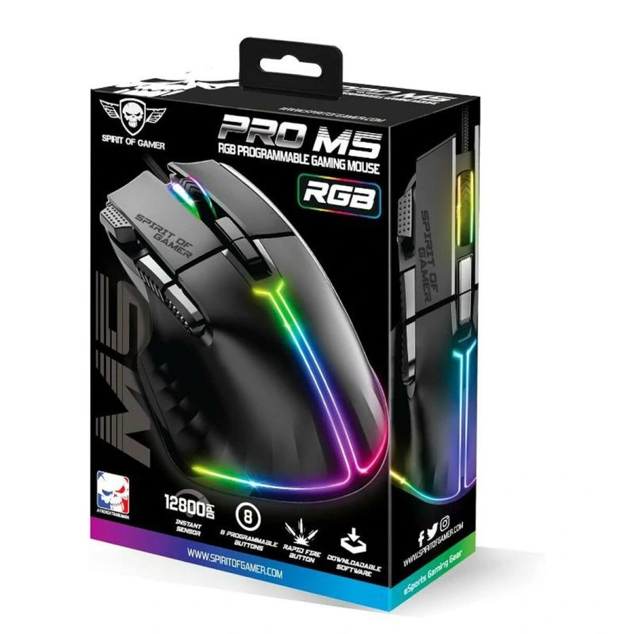 Mus Spirit of Gamer Souris Pro M5 Sort #1