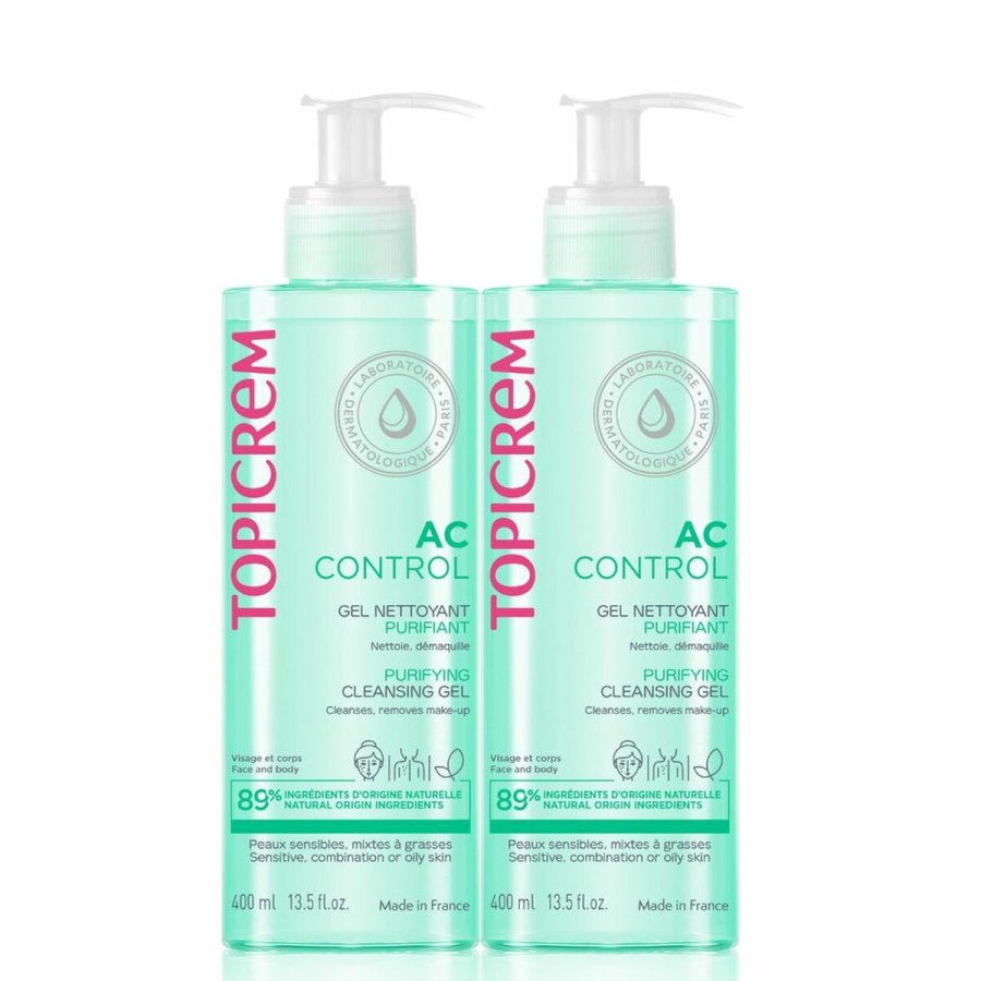 Ansigtsrens i gel-form Topicrem AC TOPICREM 400 ml #1