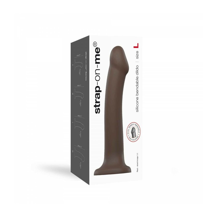 Dildo Strap-on-me 6013342 Chokolade L #9