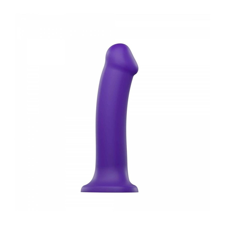 Dildo Strap-on-me Purple Silikone XL Lilla #1