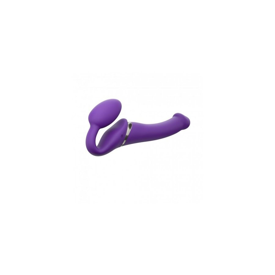 Dildo Strap-on-me Vibrating Remote Controlled 3 Motors Lilla #7
