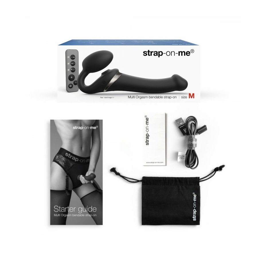 Dildo Strap-on-me 6017371 Sort XL #13