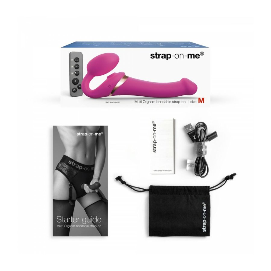 Vibrator Strap-on-me 6017456 Pink XL M #11