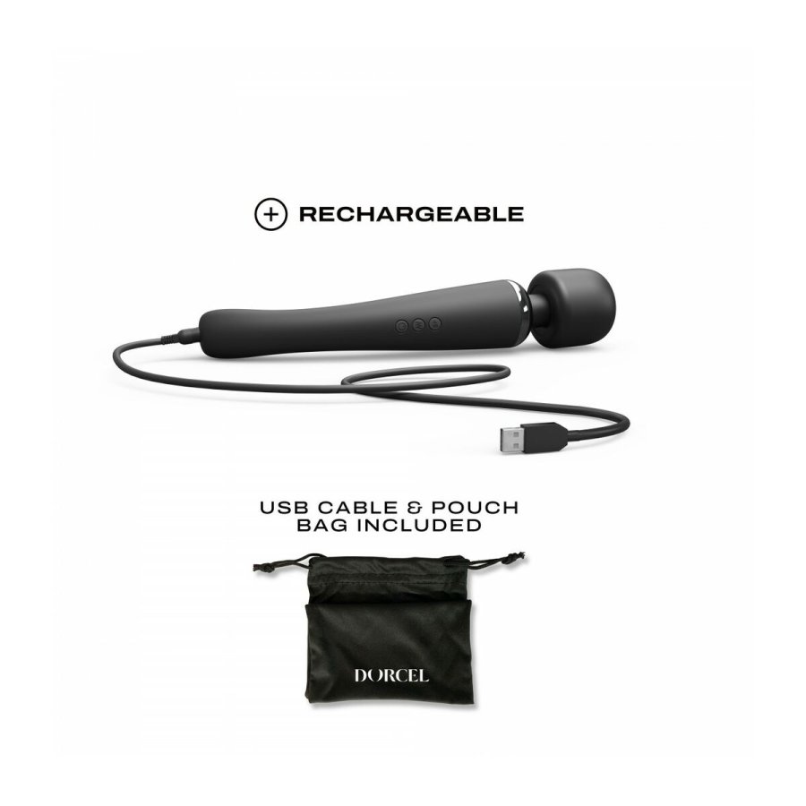 Vibrator Marc Dorcel Megawand Sort #9
