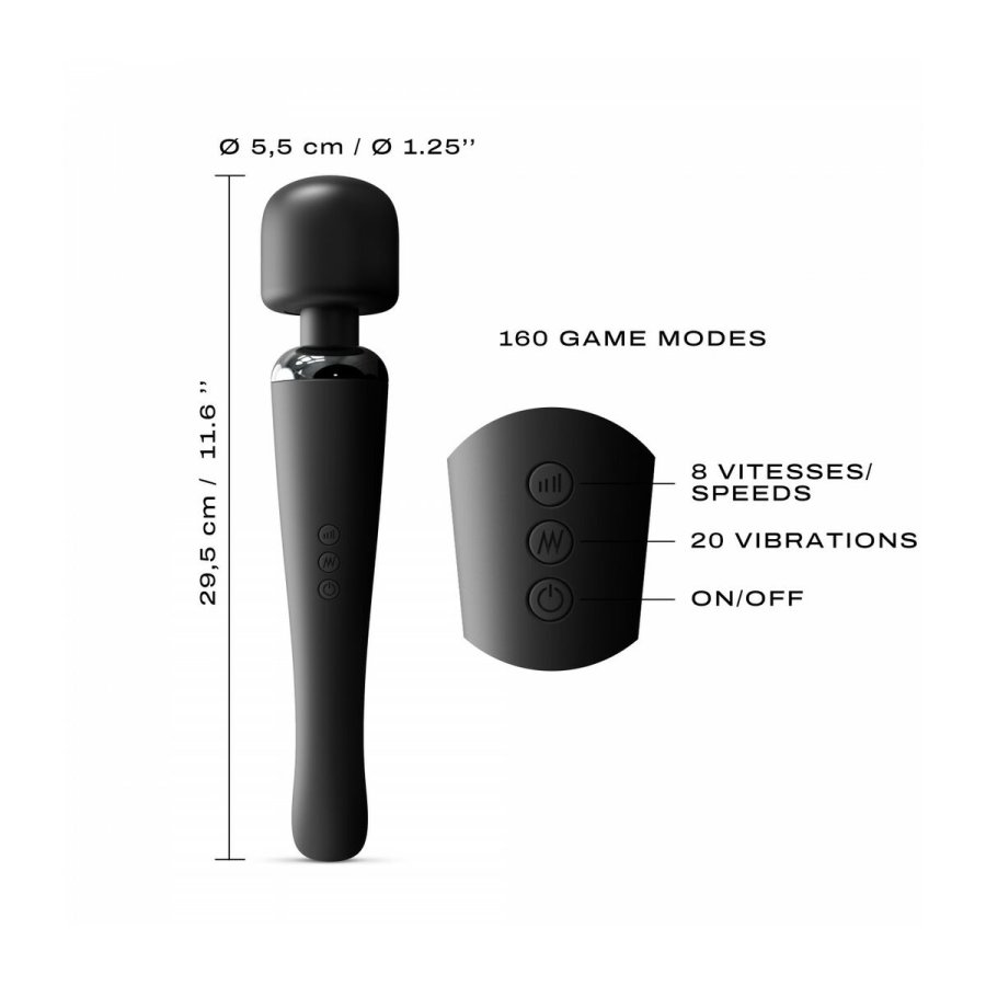 Vibrator Marc Dorcel Megawand Sort #11