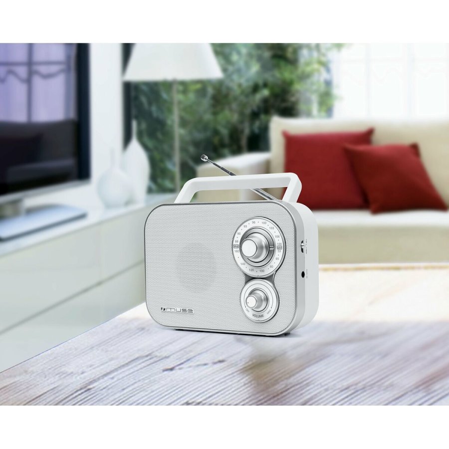 Radio Muse M051RW BLANCA Hvid #3