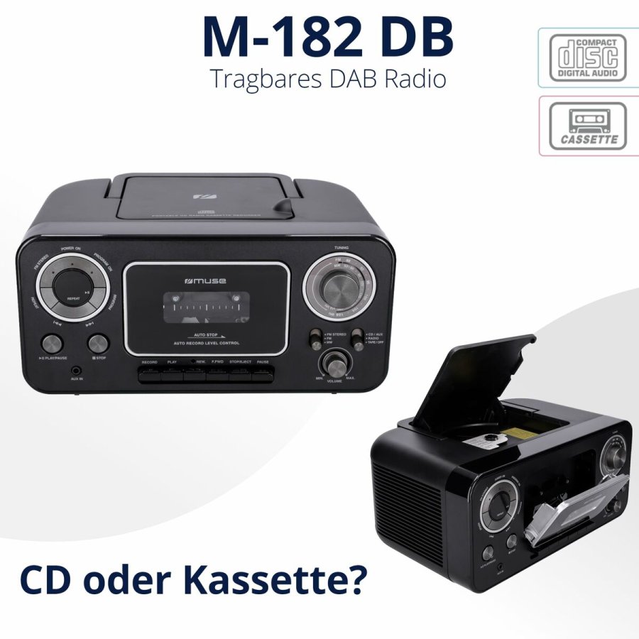 Radiokassette Muse M-182RDC #1