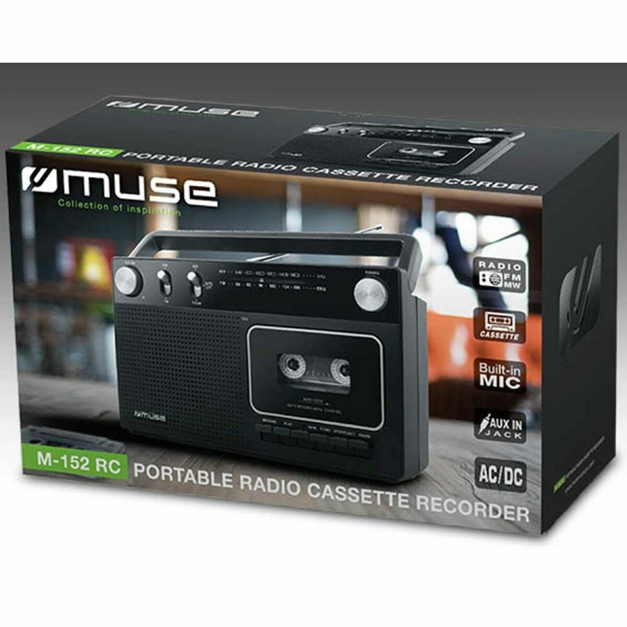 Radiokassette Muse M-152 RC Sort #3