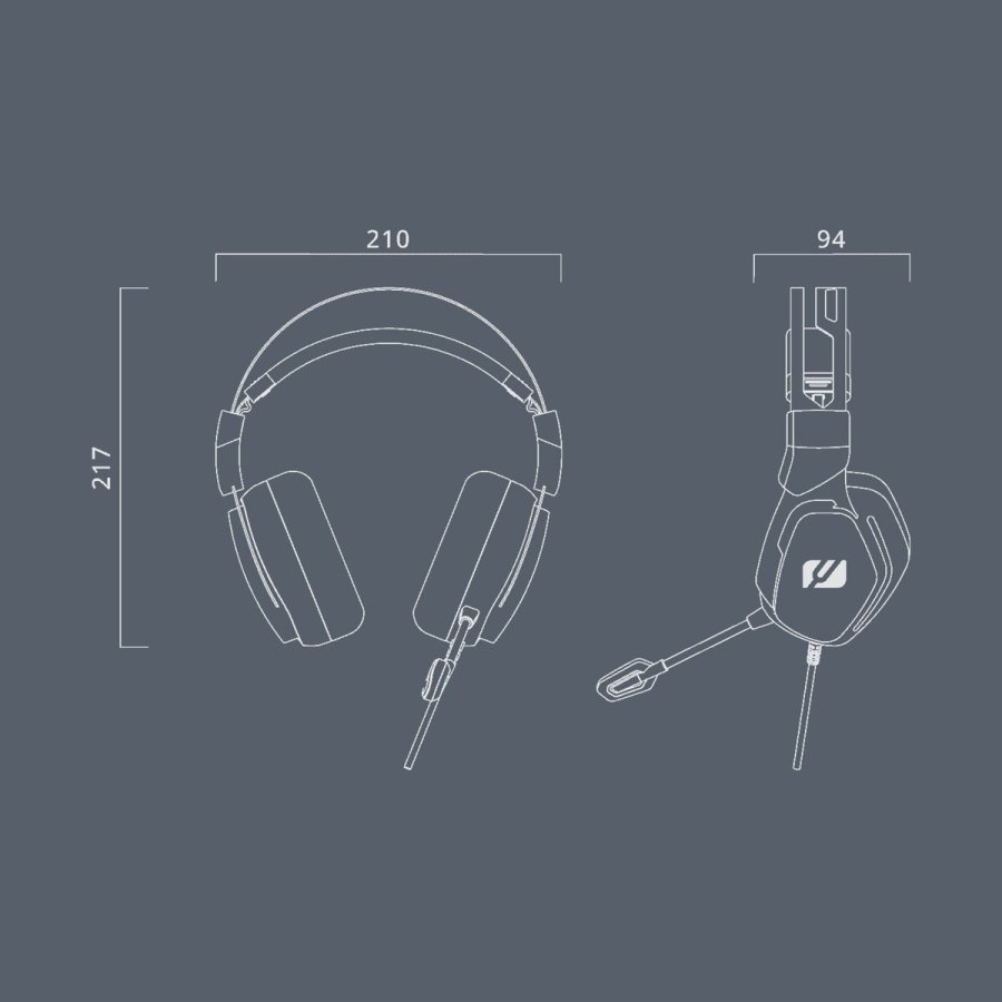 Hovedtelefoner Muse M-230 GH Sort #2