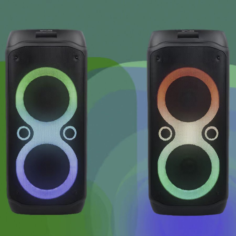 Brbare Bluetooth-hjttalere Muse Sort 600 W #9