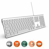 Tastatur Mobility Lab Hvid S�lvfarvet Mac OS AZERTY #3