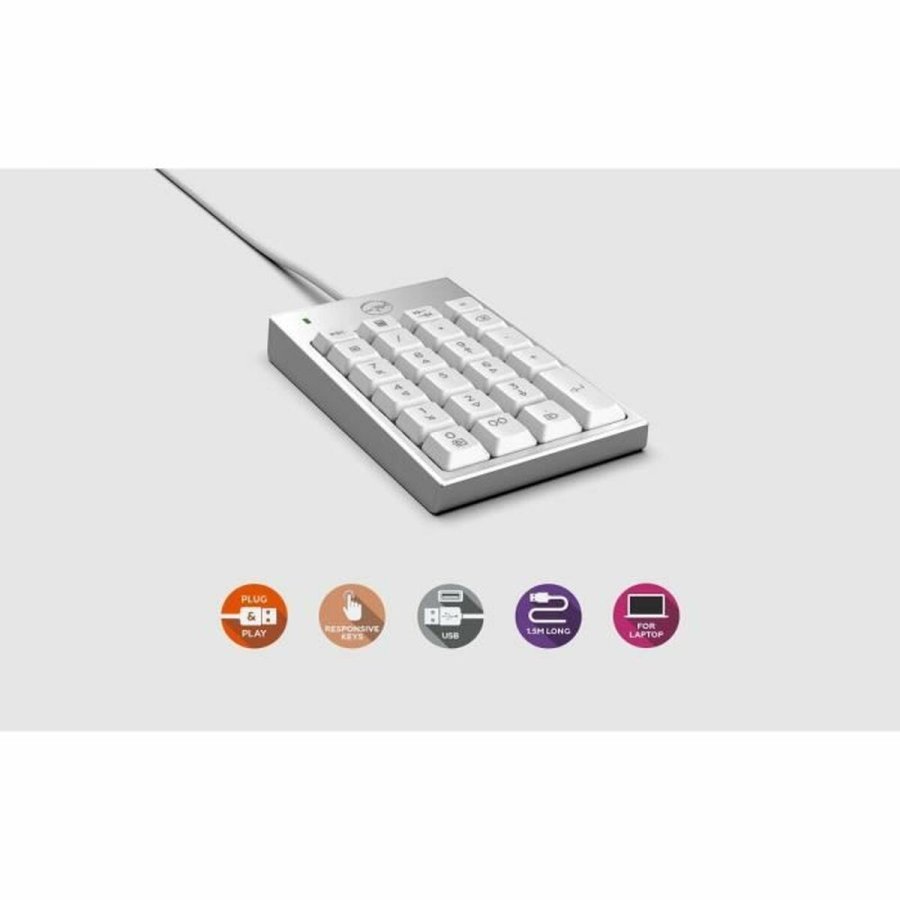 Numerisk tastatur Mobility Lab ML305707 S�lvfarvet #1