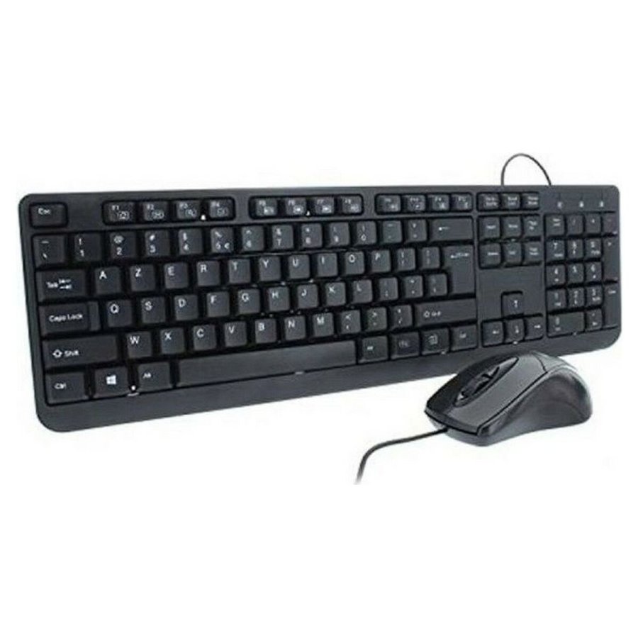 Tastatur og mus Mobility Lab ML309415 AZERTY Sort #1