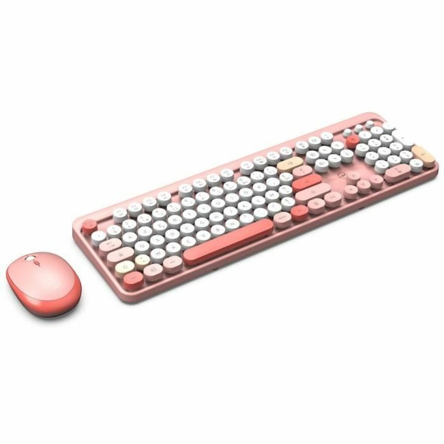 Tastatur og mus Mobility Lab Pure Color Rose Azerty Fransk #2