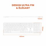 Tastatur Mobility Lab KMP2000W Hvid #5