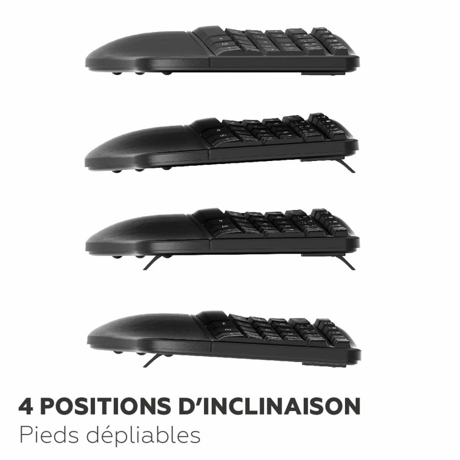 Tastatur Mobility Lab Azerty Fransk Sort #3