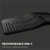 Tastatur Mobility Lab Azerty Fransk Sort #4