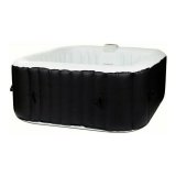 Inflatable Spa Sunspa Firkantet Sort 4 personer (155 x 155 x 65 cm) #1