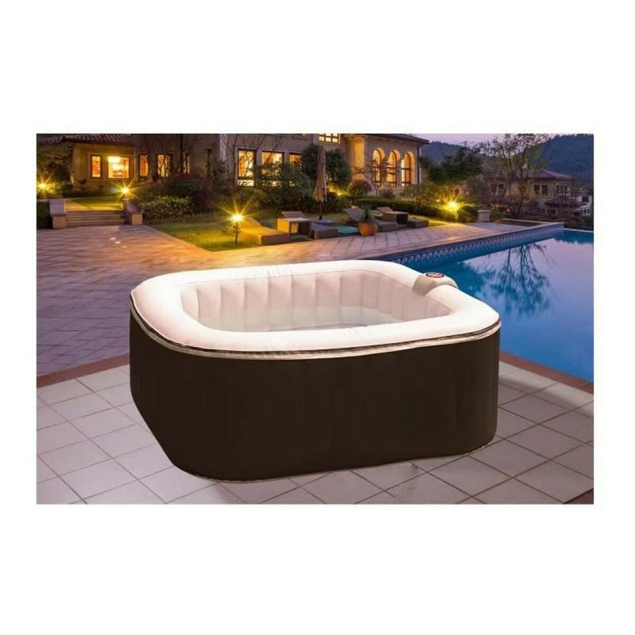 Inflatable Spa Sunspa Firkantet Sort 4 personer (155 x 155 x 65 cm) #2