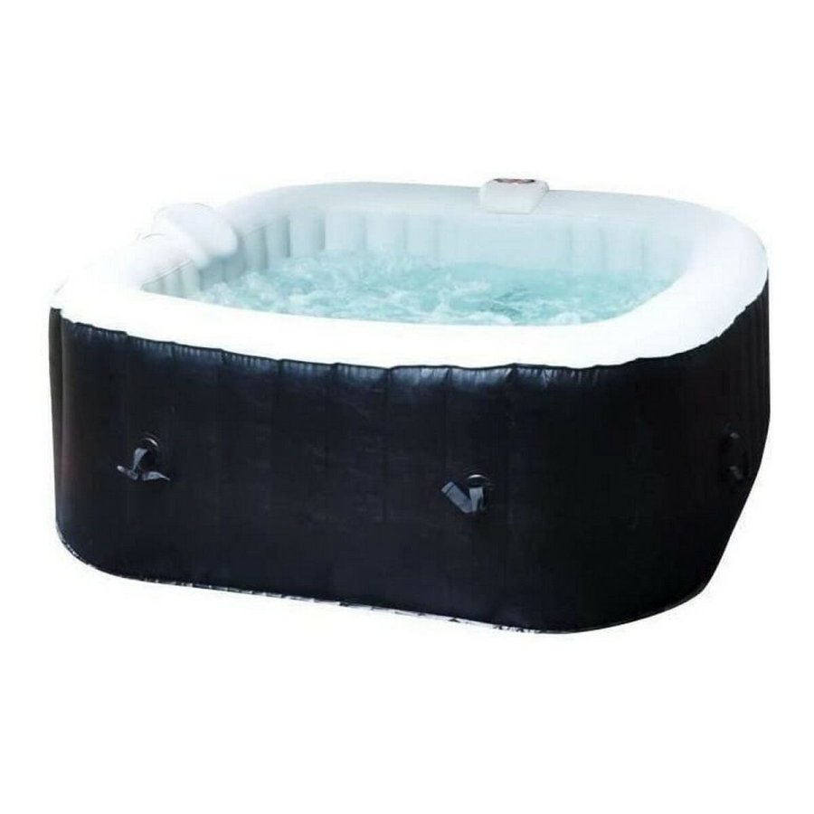 Inflatable Spa Sunspa Firkantet Sort 4 personer (155 x 155 x 65 cm) #4