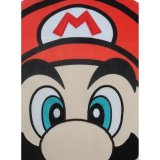 Pude Mario Bros 41 x 3 x 41 cm Bl Hvid Brun Sort Rd Beige Polyester Ansigt #2