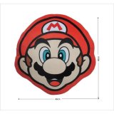 Pude Mario Bros 41 x 3 x 41 cm Bl Hvid Brun Sort Rd Beige Polyester Ansigt #4
