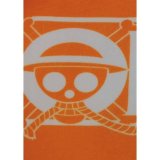 Pude One Piece Orange Polyester Udskrevet #5