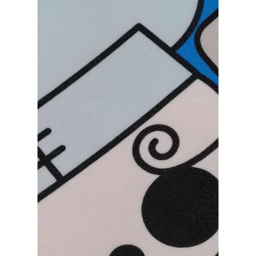 Pude One Piece Gul Sort Polyester Udskrevet #2