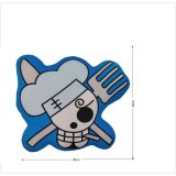 Pude One Piece Gul Sort Polyester Udskrevet #3