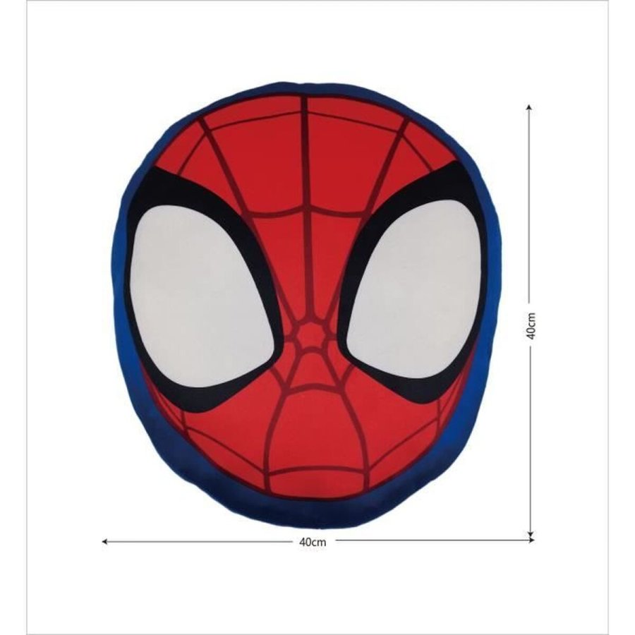 Pude Spidey 41 x 4 x 41 cm Rd Polyester Brns #4